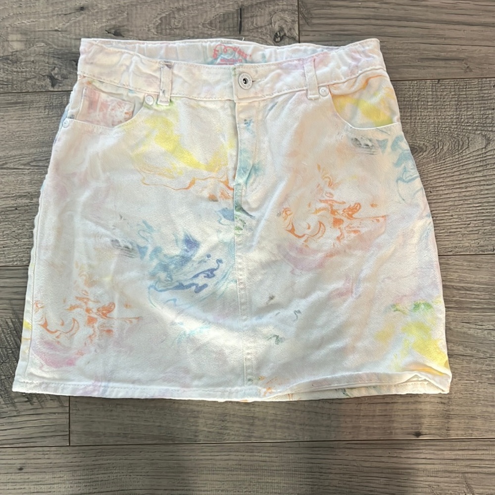 Artsy Jean skirt